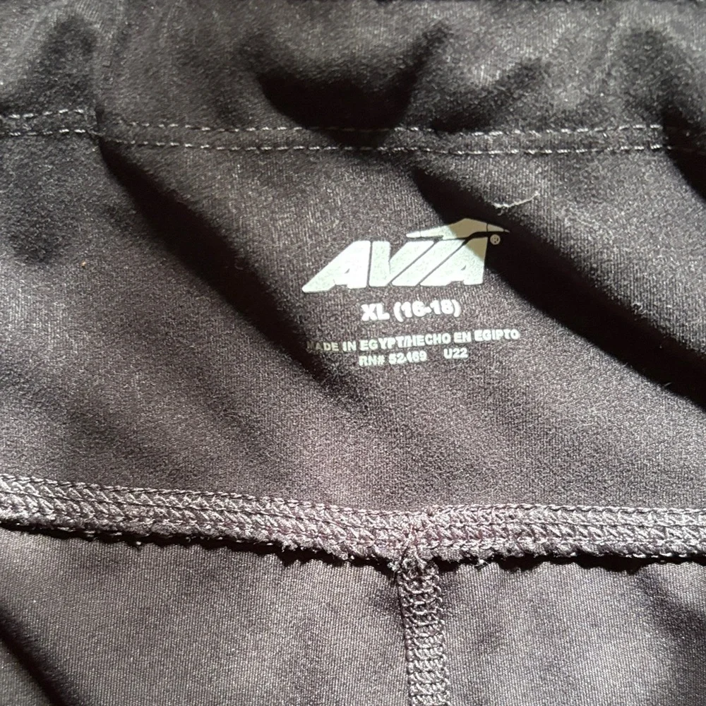 Avia Black Activewear Leggings - Picture 2 of 2